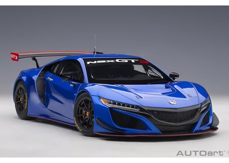 AUTOart 1/18　ホンダ NSX GT3 2018 （ハイパー・ブルー）＊開閉無　81896
