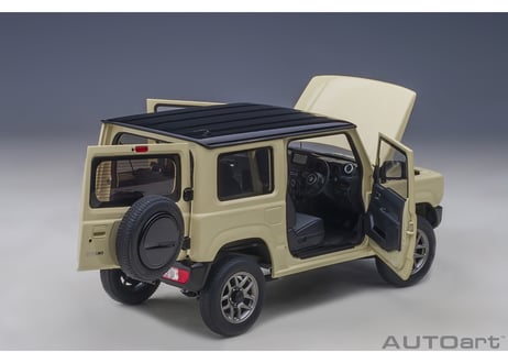AUTOart 1/18　スズキ ジムニー （JB64） （アイボリー・メタリック／ブラック・ルーフ）　78500