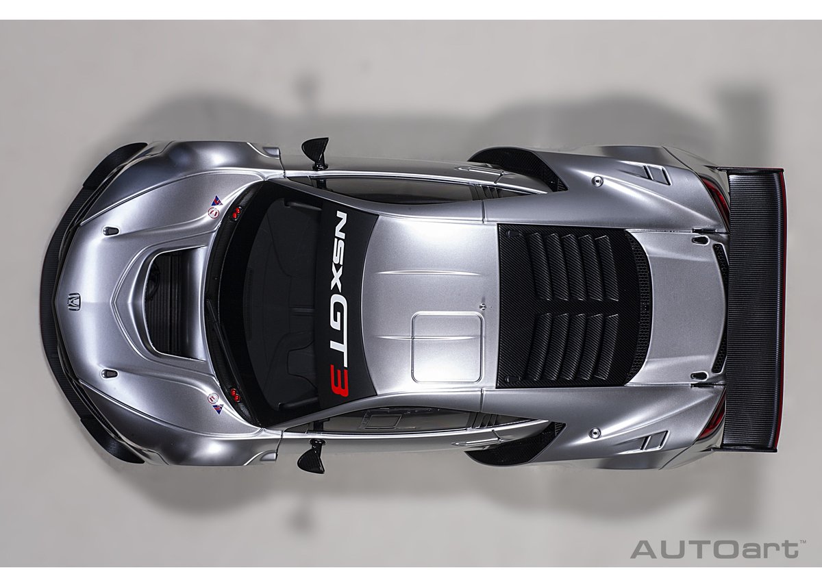 ホントの。　アート AUTOart 1/18 ホンダ NSX GT3 2018 （ハイパー・シルバー