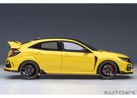 AUTOart 1/18　ホンダ シビック タイプR （FK8） リミテッド エディション （サンライトイエローⅡ）　73225