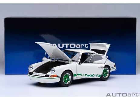 AUTOart 1/18　ポルシェ 911 カレラ 2.7 RS （グランプリホワイト／グリーン・ストライプ）　78031