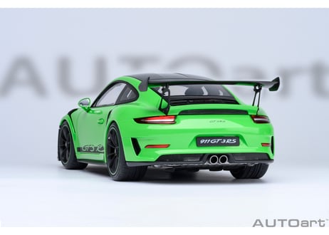 AUTOart 1/18　ポルシェ 911 （991.2） GT3 RS ヴァイザッハ・パッケージ （グリーン／カーボンブラック）　78179