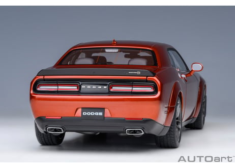 AUTOart 1/18　ダッジ チャレンジャー R/T スキャットパック ワイドボディ 2022 （SINAMON STICK / メタリック・オレンジ）　71773