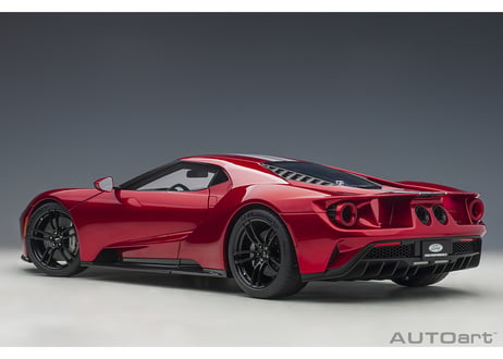 AUTOart 1/12　フォード GT 2017 （メタリック・レッド／シルバー・ストライプ）　12106