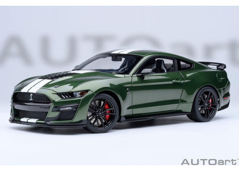 オートアートAUTOart　シェルビーGT500 マスタング　1：18  黒系 送料無料◇オートアート 1/18 フォード マスタング シェルビー