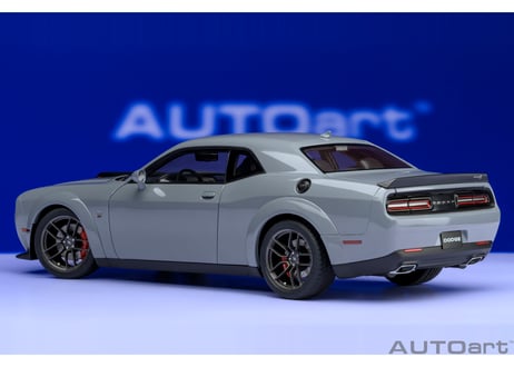 AUTOart 1/18　ダッジ チャレンジャー R/T スキャットパック ワイドボディ 2022 （SMOKE SHOW / グレー）　71774