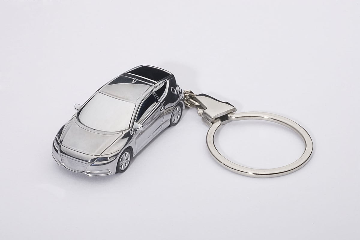 AUTOart 1/87スケール ホンダ CR-Z キーチェーン （アルミニウム） 4160