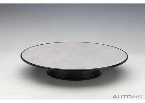 AUTOart　ロータリー ディスプレイ スタンド・ラージ 直径31cm (シルバー)　98012