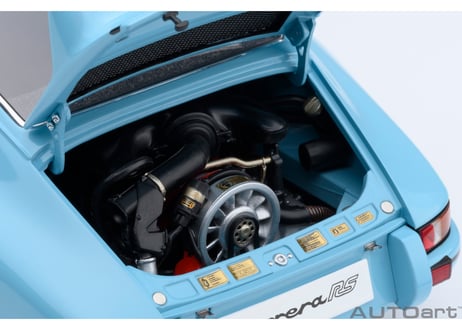 AUTOart 1/18　ポルシェ 911 カレラ 2.7 RS （ガルフブルー／ブラック・ストライプ）　78032