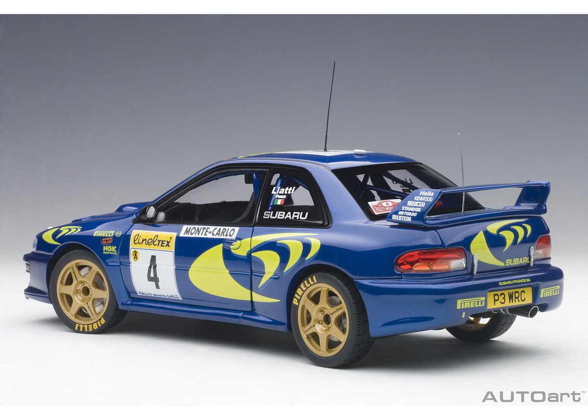 AUTOart 1/18 スバル インプレッサ WRC 1997 #4 (リアッティ/ポンス)...