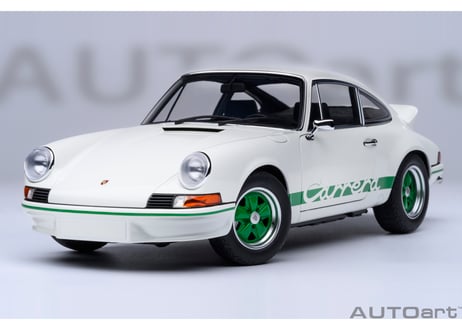AUTOart 1/18　ポルシェ 911 カレラ 2.7 RS （グランプリホワイト／グリーン・ストライプ）　78031