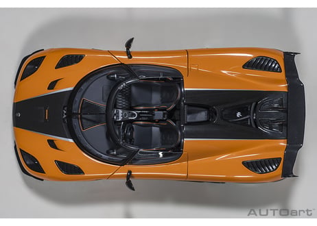 AUTOart 1/18　ケーニグセグ アゲーラ RS （オレンジ／カーボンブラック）　79023