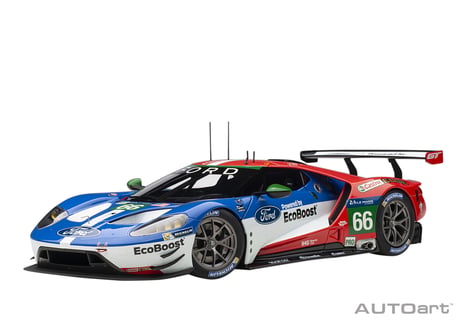 AUTOart 1/18　フォード GT 2016 #66 （ル・マン24時間レース LMGTE Proクラス4位）　81610
