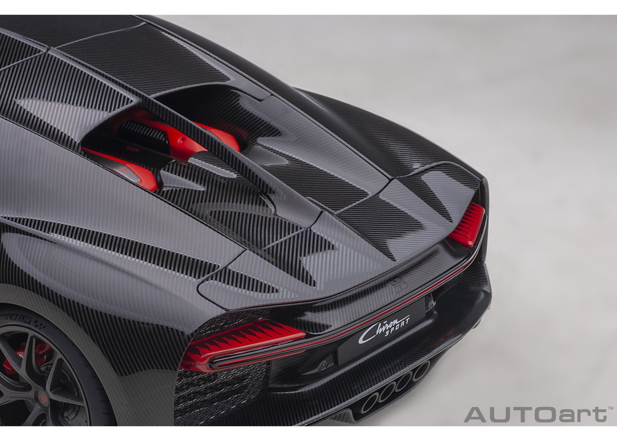1/18 ブガッティ シロン スポーツ 2019 (レッド/カーボン 1/18 ブガッティ シロン スポーツ 2019 (レッド/カーボン