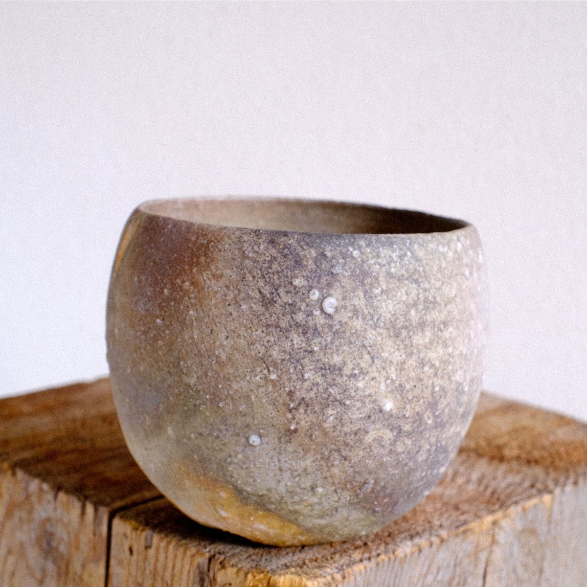 自然釉信楽茶碗 自然釉信楽茶碗