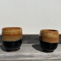 面取り湯呑（新色ピンク） | 小砂焼 藤田製陶所