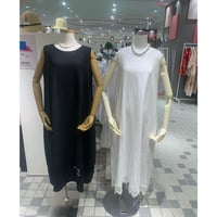 ワンピース（リネン）  ブラック