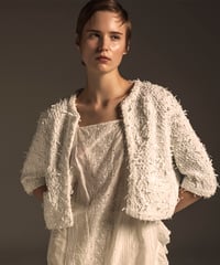 TAPE YARN KNIT JACKET