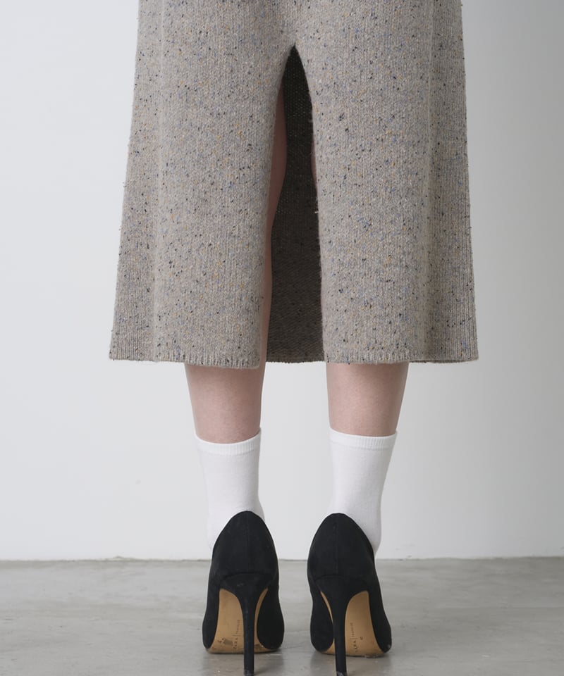 Rene♡Tweed Tight Long Skirt ♡ダークネイビーMIX Rene♡Tweed Tight Long Skirt ♡ダークネイビーMIX COLOR NEP TWEED