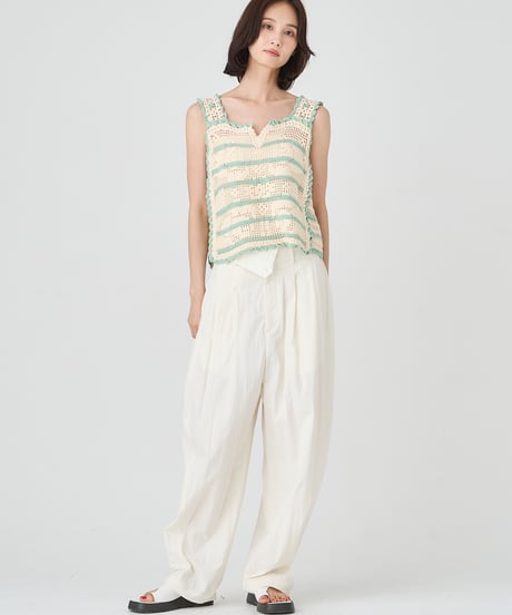 CROCHET KNIT  CAMISOLE