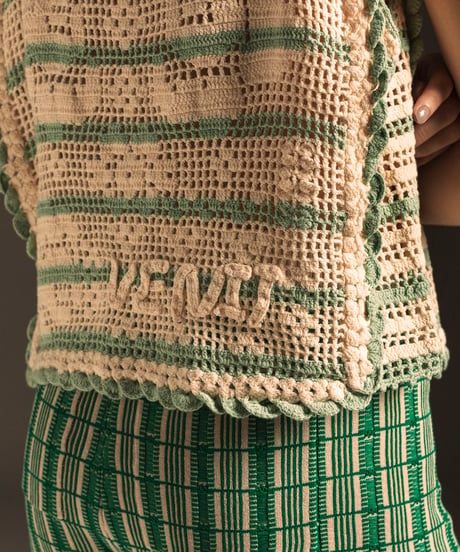 CROCHET KNIT  CAMISOLE
