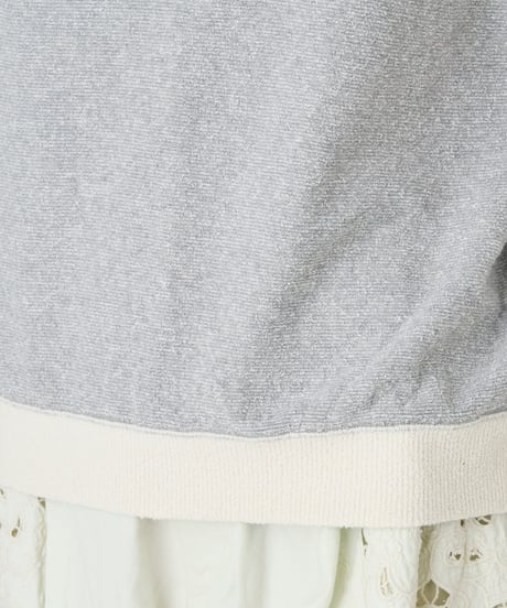 COTTON MINI BOUCLE　PULL OVER