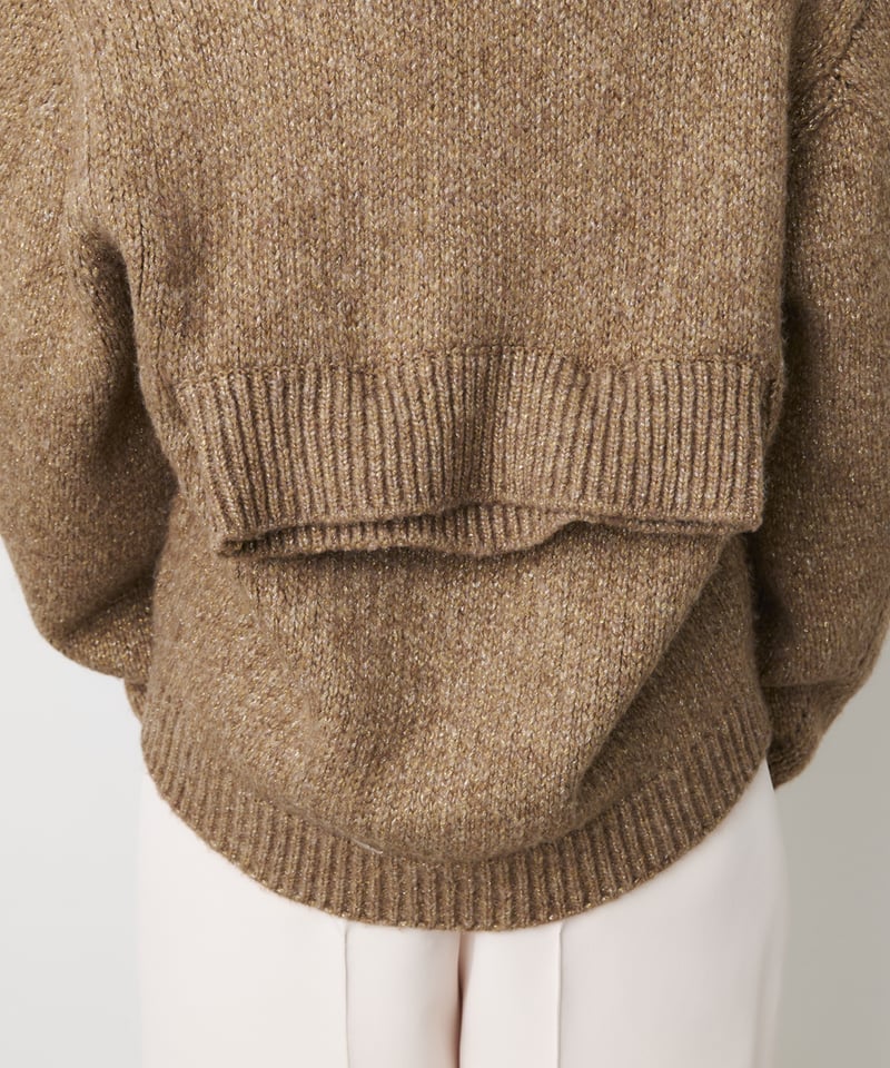 VENIT COTTON WOOL PILE PULLOVER