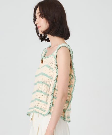 CROCHET KNIT  CAMISOLE