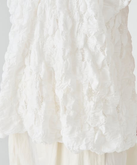WAVE　DOT TULLE　BLOUSE