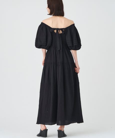 SMOCKING CHECK DRESS