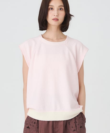COTTON MINI BOUCLE　PULL OVER