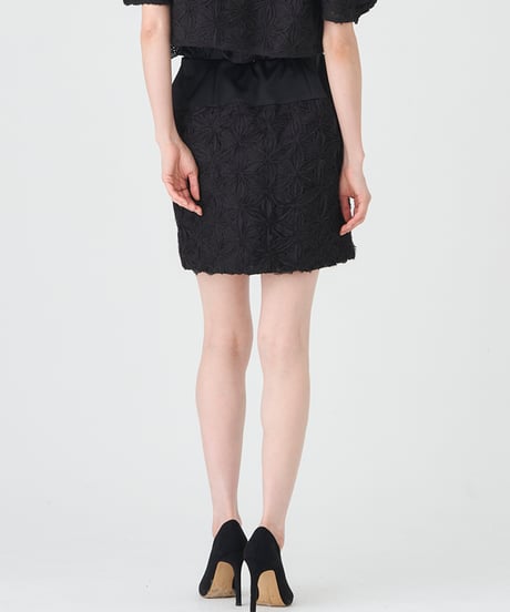 FLOWERS MINI SKIRT