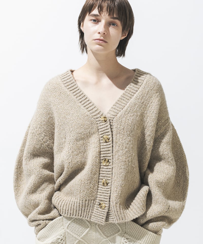 VENIT COTTON WOOL PILE PULLOVER