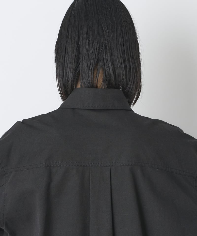 ORGANIC SILK SLUB WASHER SHIRT JACKET | venit