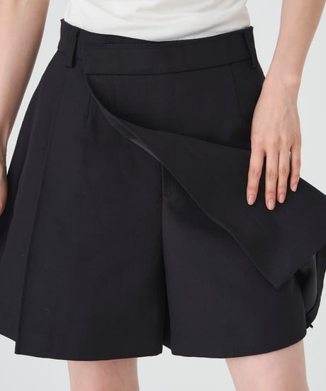 LINEN-LIKE COTTONDOUBLE WEAVE CULOTTES