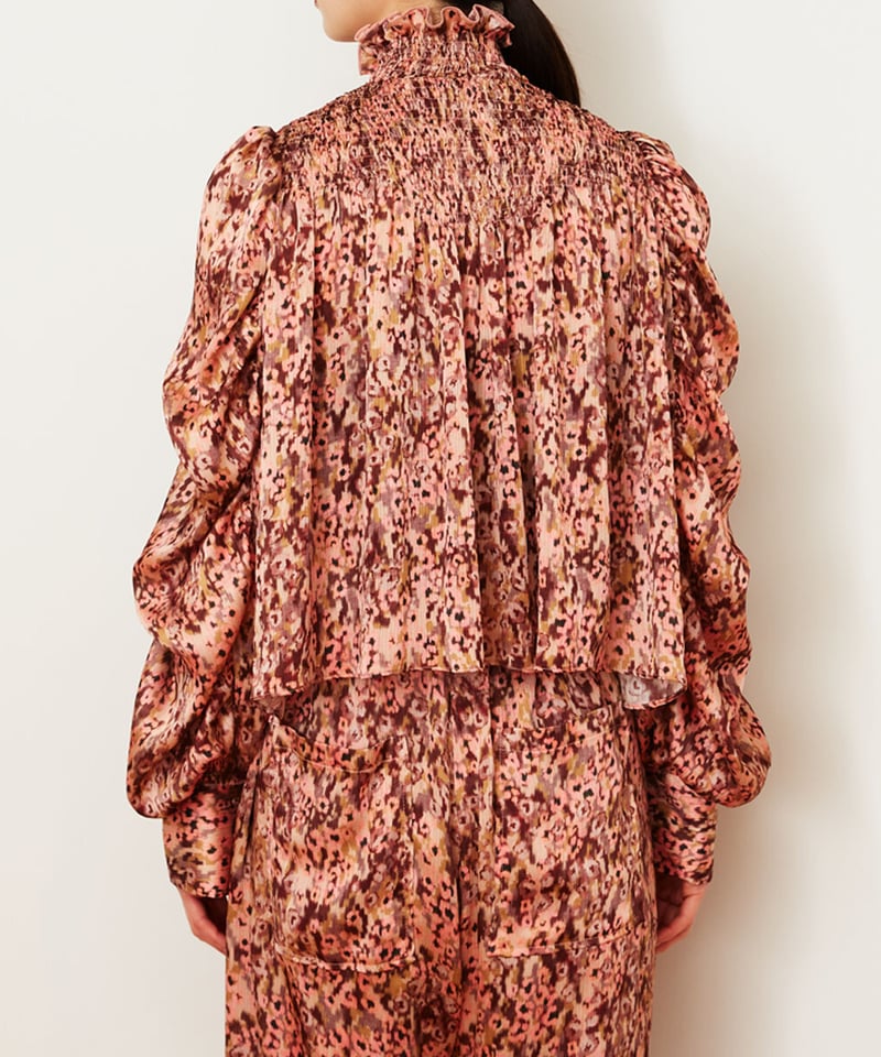 SENSITIVE FLOWERS PRINT BLOUSE | venit