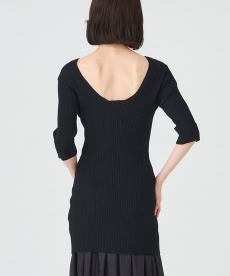 ACETATE COTTON RIB　 PULLOVER