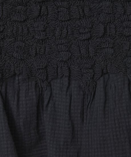 SMOCKING CHECK DRESS