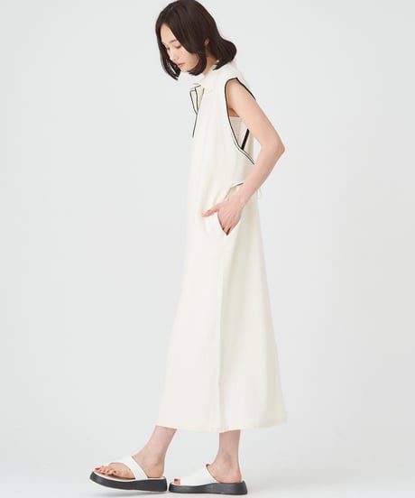 COTTON MINI BOUCLE　KNIT DRESS