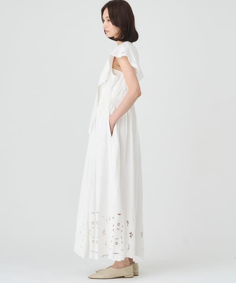 COTTON/ LINEN CUTWORK LACE EMBROIDERY ALL-INｰONE