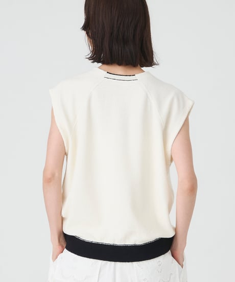 COTTON MINI BOUCLE　PULL OVER