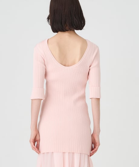 ACETATE COTTON RIB　 PULLOVER