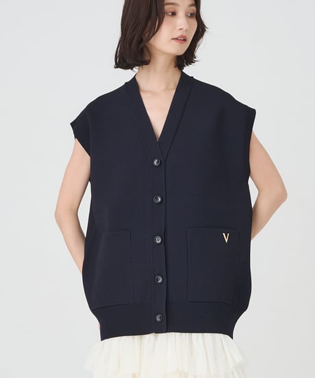 HIGH TWIST KNIT　 VEST