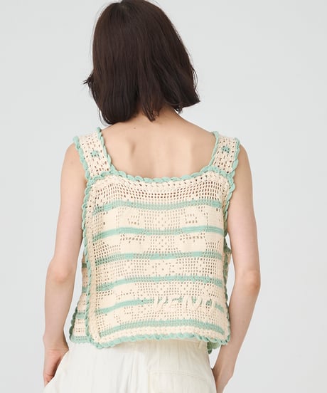 CROCHET KNIT  CAMISOLE