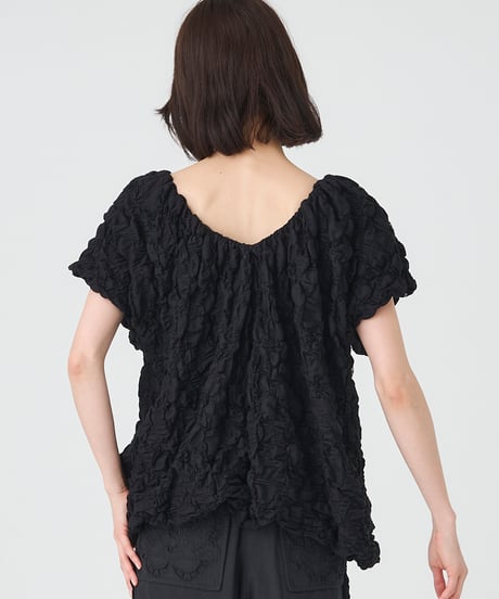WAVE　DOT TULLE　BLOUSE