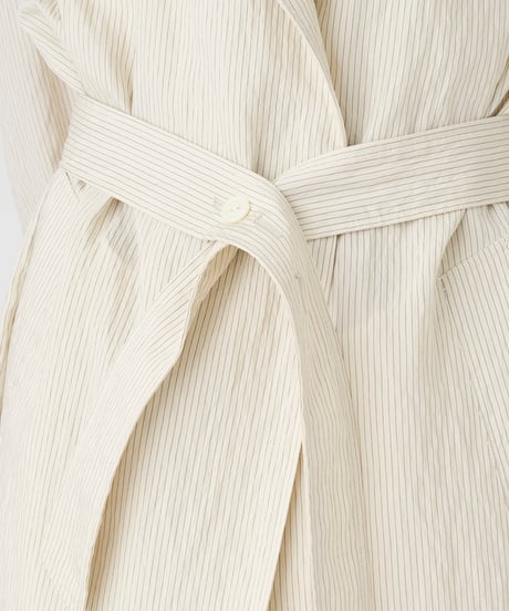 RECYCLENYLON×RAYON SHORT TRENCH COAT
