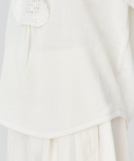 CROCHET KNIT  PULL OVER