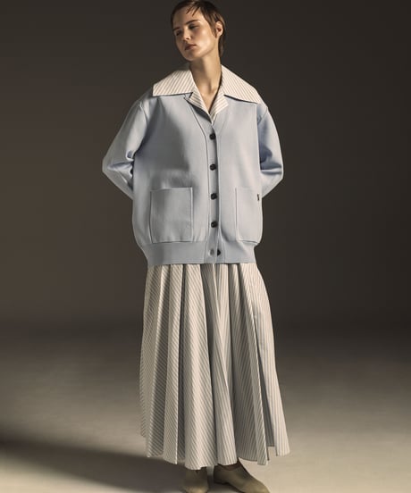HIGH TWIST KNIT　 襟付きCARDIGAN