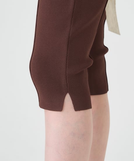 HIGH TWIST KNIT CAPRI　 PANTS