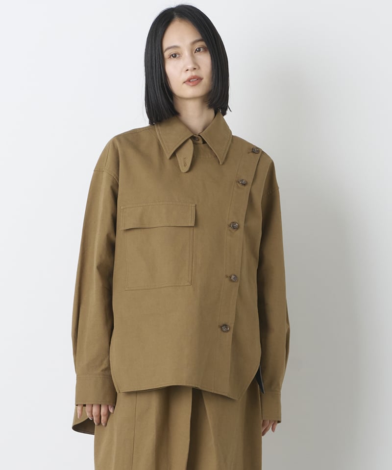 venit ORGANIC SILKSLUBWASHERSHIRT JACKET｜ORGANIC SILK SLUB WASHER